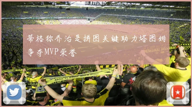 蒂格称乔治是拼图关键助力塔图姆争夺MVP荣誉